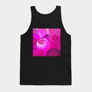 Hypnosis Pink Tank Top